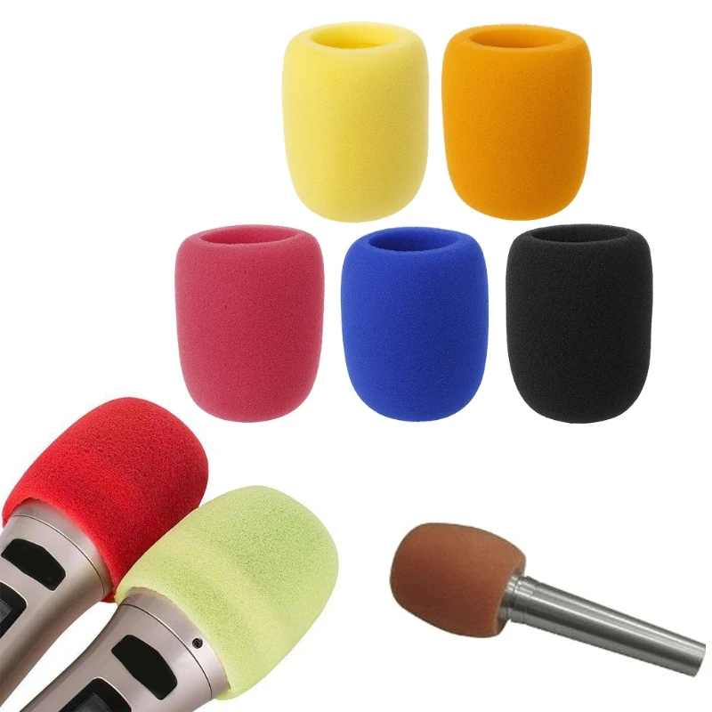 

Soft Thicken Microphone Foam Mic Cover Sponge Cap Studio Protective Grill Shield 634A