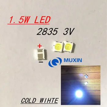 

500PCS FOR LED Backlight High Power LED 1.5W 3V 1210 3528 2835 131LM Cool white LCD Backlight for TV TV Application