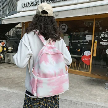 

2020 New Korean Version Learning Versatile Multi-purpose Student Book Canvas Fashion Outdoor Travel Backpack Bolsos Mujer Bolsa