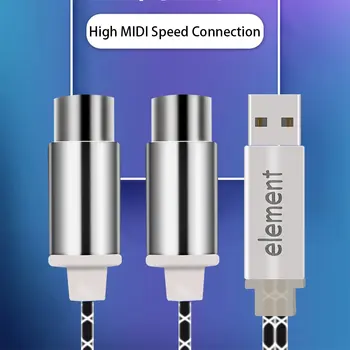 

Electric Piano/Electronic Organ/Electric Drum PAD Computer Music Editing USB MIDI Cable