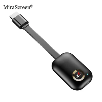 

Mirascreen 4K TV Stick 2.4G/5G G9 Plus Wireless HDMI Display Mirror Receiver TV Dongle For AirPlay IOS Android For Miracast