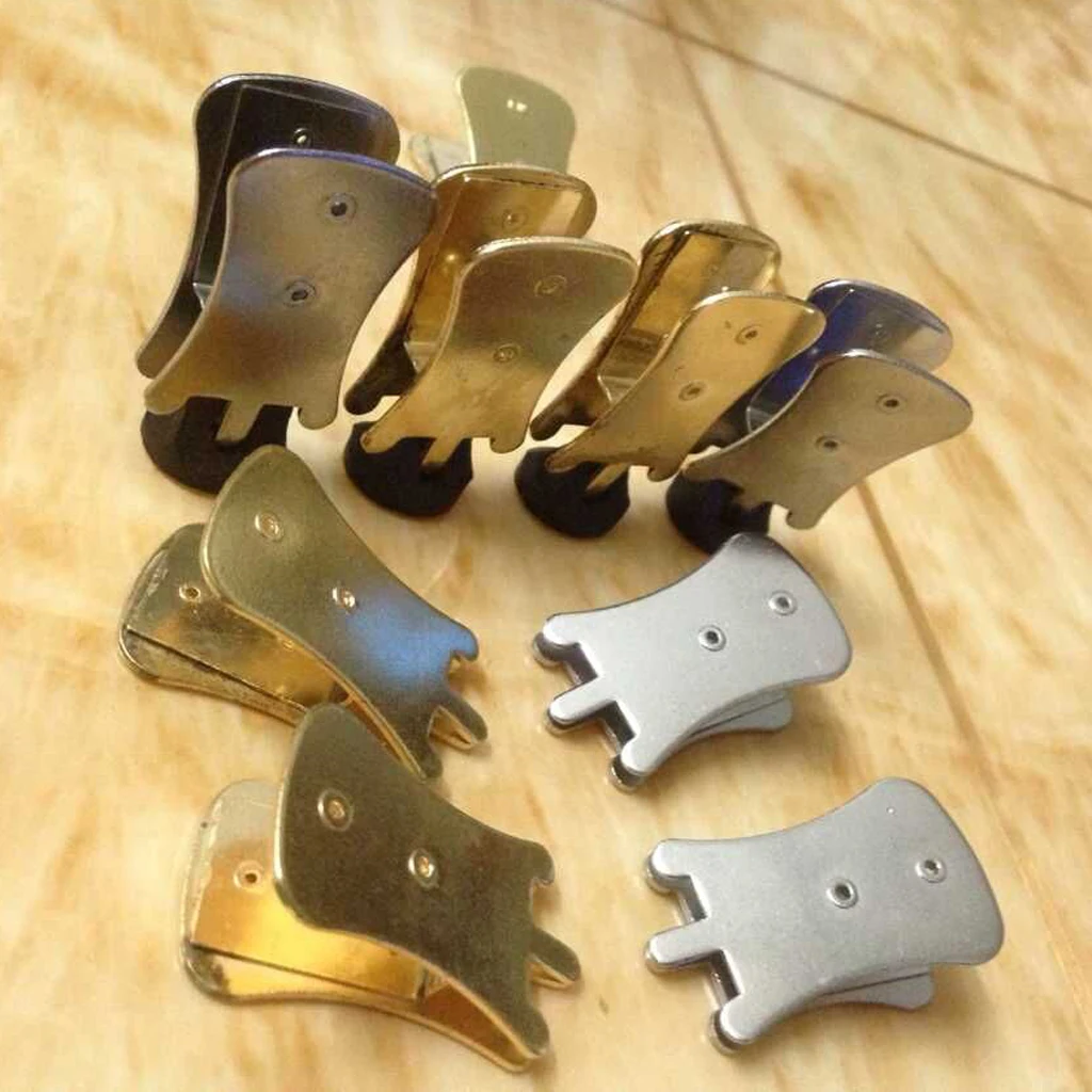 Portable Metal Mute Silencer Quiet Practice Mute For Chinese Violin Erhu Golden Color