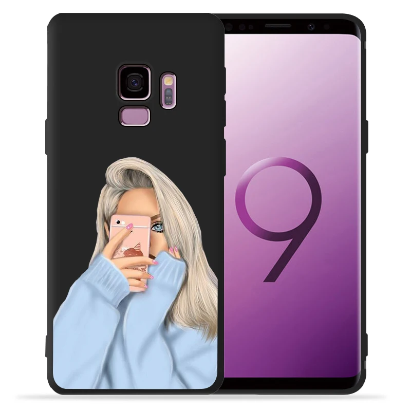 Сексуальная девушка Роскошный чехол для телефона samsung Galaxy S9 S8 S10 Plus S7 S6 Edge S10 Lite Note9 8 10 Pro чехол Etui - Цвет: 04