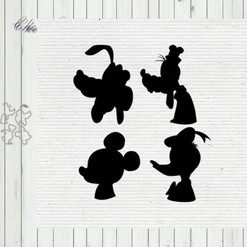 

Metal Cutting Dies Mouse duck Scrapbooking Stencil for Album Paper DIY Gift Card Decoration Embossing Dies New 2020