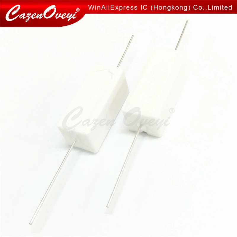 10 шт./лот 5 Вт цементное сопротивление 0 1 ~ 10k ohm 5% 22 33 100 1K 10K 0.1R 0.22R 0.33R 0.5R 1R 10R 100R |