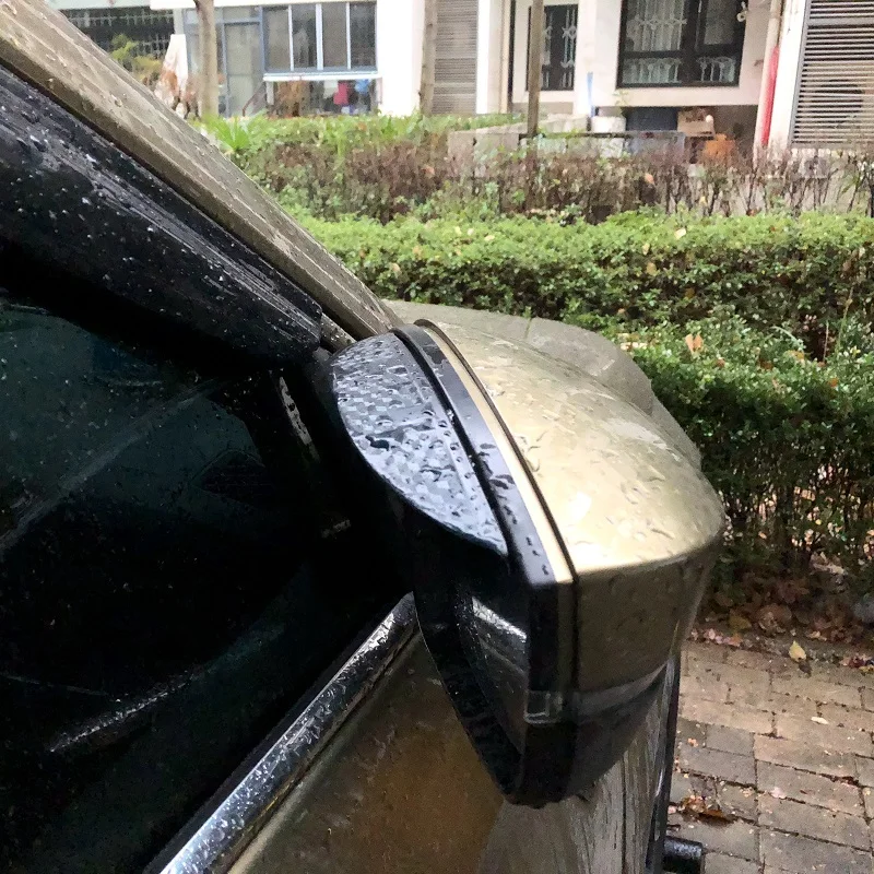 2 шт. из углеродного волокна с принтом в виде машинки, зеркало заднего вида козырек против дождя на зеркало заднего вида козырек протектор для Skoda Kodiaq наружные аксессуары для укладки