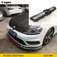 Aspec стильная Решетка переднего бампера из углеродного волокна для VW golf 7 Rline GTI 2013- MK7 R CF стильная решетка(не подходит для golf 7,5