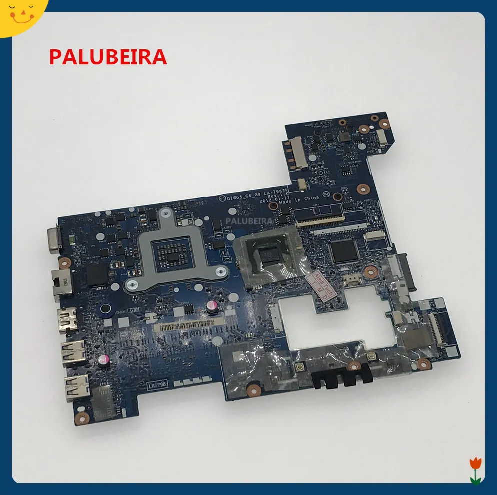 Материнская плата для ноутбука lenovo G480 QIWG5_G6_G9 LA 7982P основная HM77 DDR3 100% оригинал| |