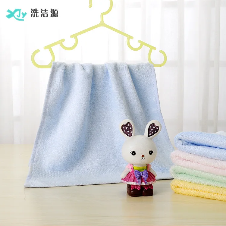 

Wash Clean Source of Bamboo Fiber Towel Plain Color Face Wash CHILD'S Towel 30X50 Baby ying er jin