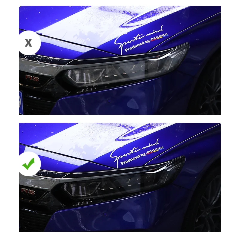 Lsrtw2017 ТПУ автомобиля прозрачный черный фар пленка защитная Стикеры для Honda accord 10th Анти-Царапины