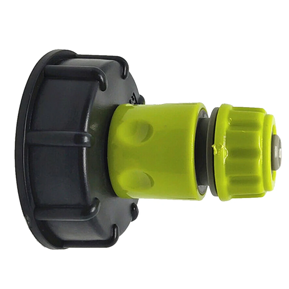 

2pcs/set IBC Adapter S60X6 Coarse Thread Durable Hoselock Fitting Mini Tap Parts Snap-on Tank Connection 1/2" Outlet Accessories