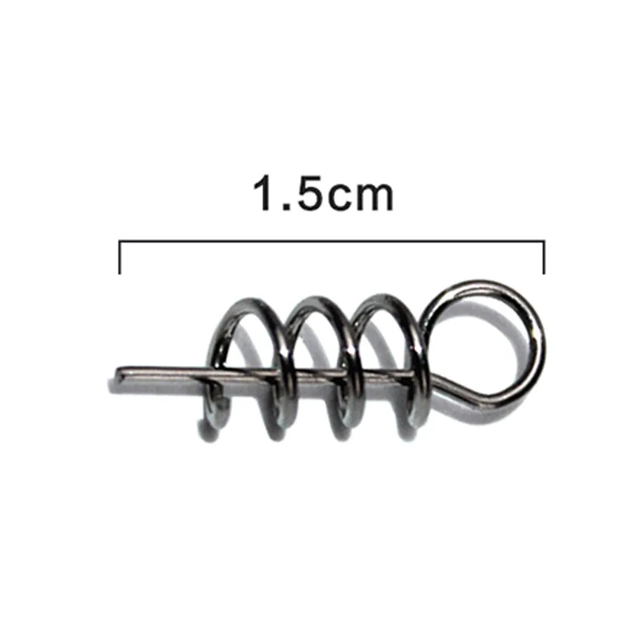 Fishing Accessories Fishing Tackle Fishing Tools Fishing Tool 50PCS Or 100PCS fishing pins/Hook Tool Centering Pins Fixed Latch Needle Spring Crank Twist Lock for Soft Lure/Bait/Worm/Grub
