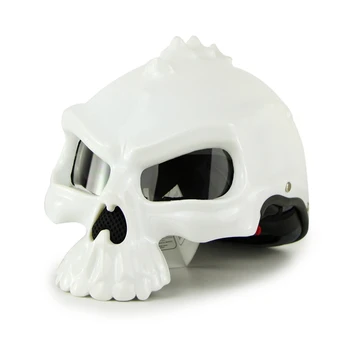 

Vintage Classic summer ride casco para moto Dot Approved Soman CG489 Retro Breathable Half Face Skull shape Motorcycle Helmet