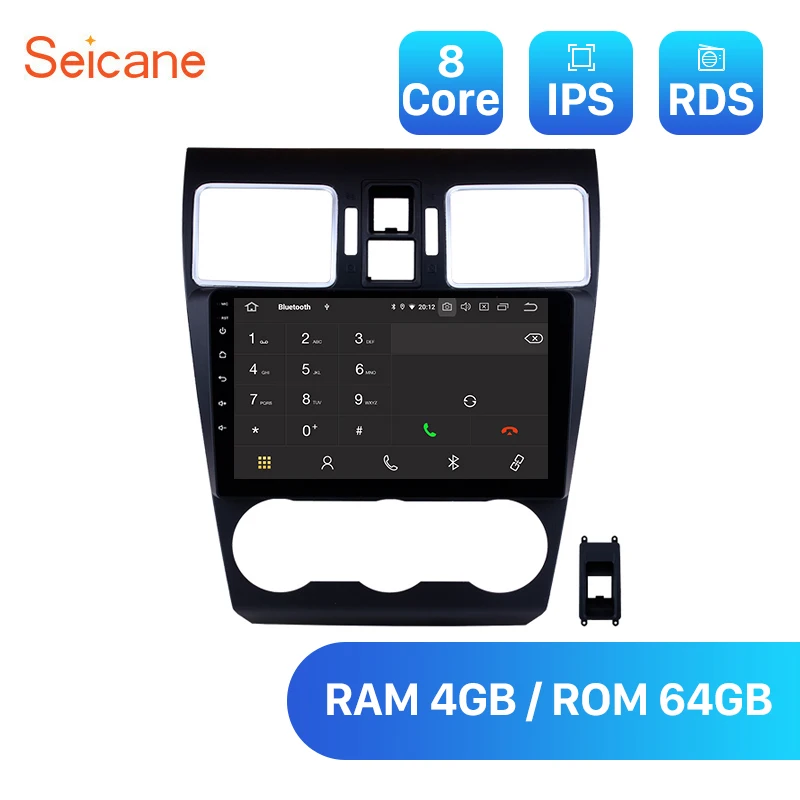 

Seicane Android 10.0 Car GPS Navigation Radio Stereo Multimedia Player For Subaru WRX forester 2014-2016 Built in Carplay DSP