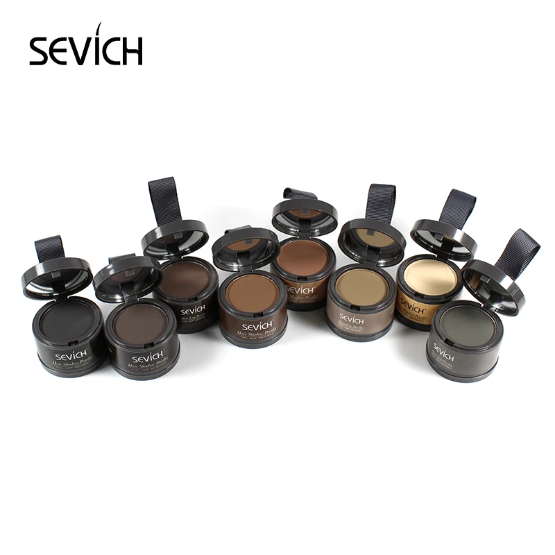 Sevich 8 color Hair Fluffy Powder Hairline Shadow Powder Natural Instant Cover Up Makeup Hair Concealer Coverage WaterProof консилер для лица beausta perfect cover tip concealer 23 natural beige 4мл