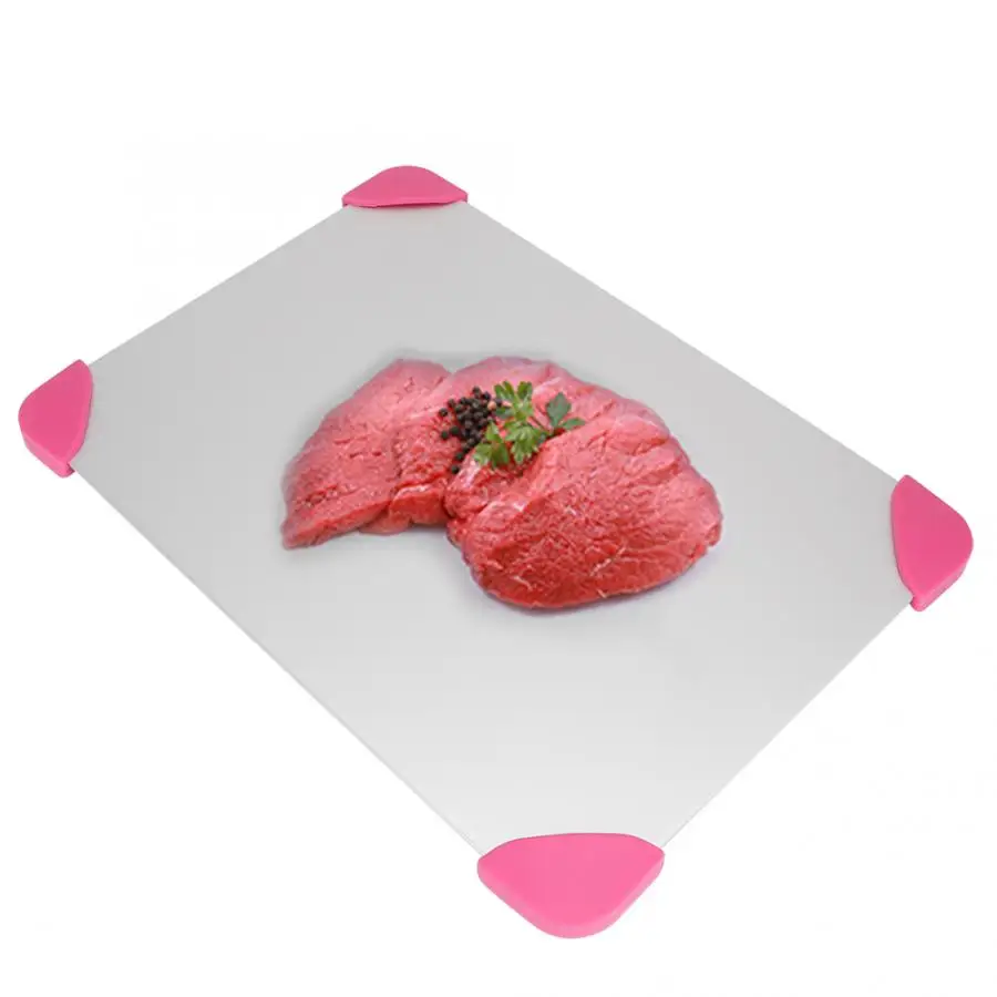 Кухонный гаджет Быстрый Лоток Для Оттаивания оттепели мяса фруктов быстрая пластина для разморозки доска инструмент разморозки