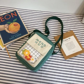 

Chic Women Crossbody Bag Small Nylon Shoulder Handbag Female Summer Messenger Bags 2020 New Ladies Purse Mobile Phone Bag