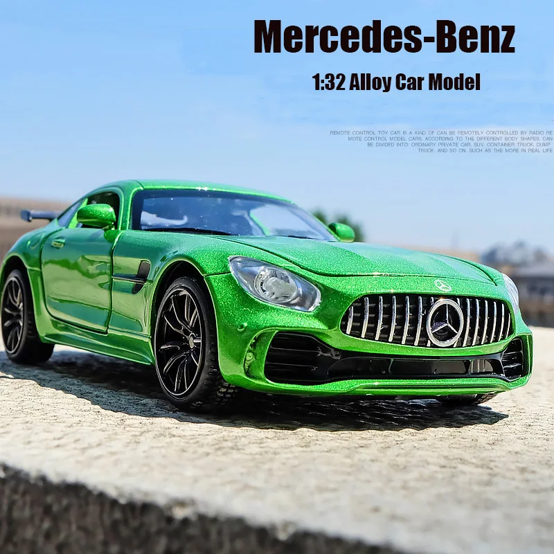 1:32 игрушечный автомобиль BENZ GTR AMG металлическая игрушка суперавтомобиль из
