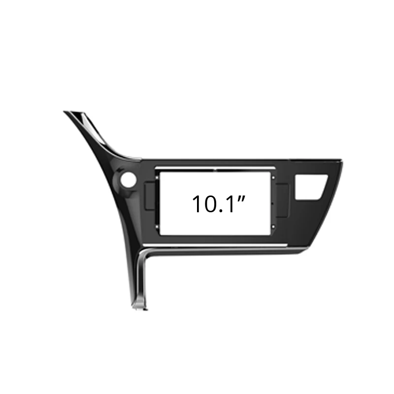 

Fascia frame For Toyota Corolla 2017 LHD Android 10'' GPS Navi multimedia Panel Dash Frame Kit Mounting head unit Bezel Fascias