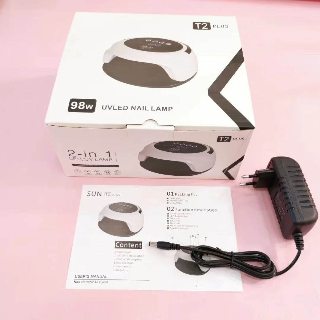 Billig Kesinails 98W Nagel Lampe Maniküre UV LED Nagel Trockner Für Aushärtung Alle Gele Eis Lampe Für Professionelle Nagel Kunst DIY Design Werkzeuge