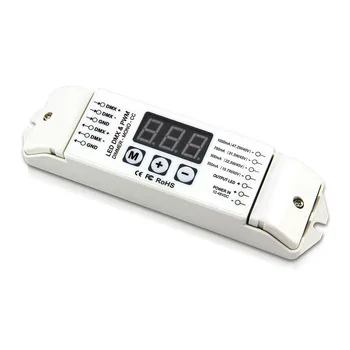 

DC 12V to 48V LCD digital display dmx to PWM power mono led decoder