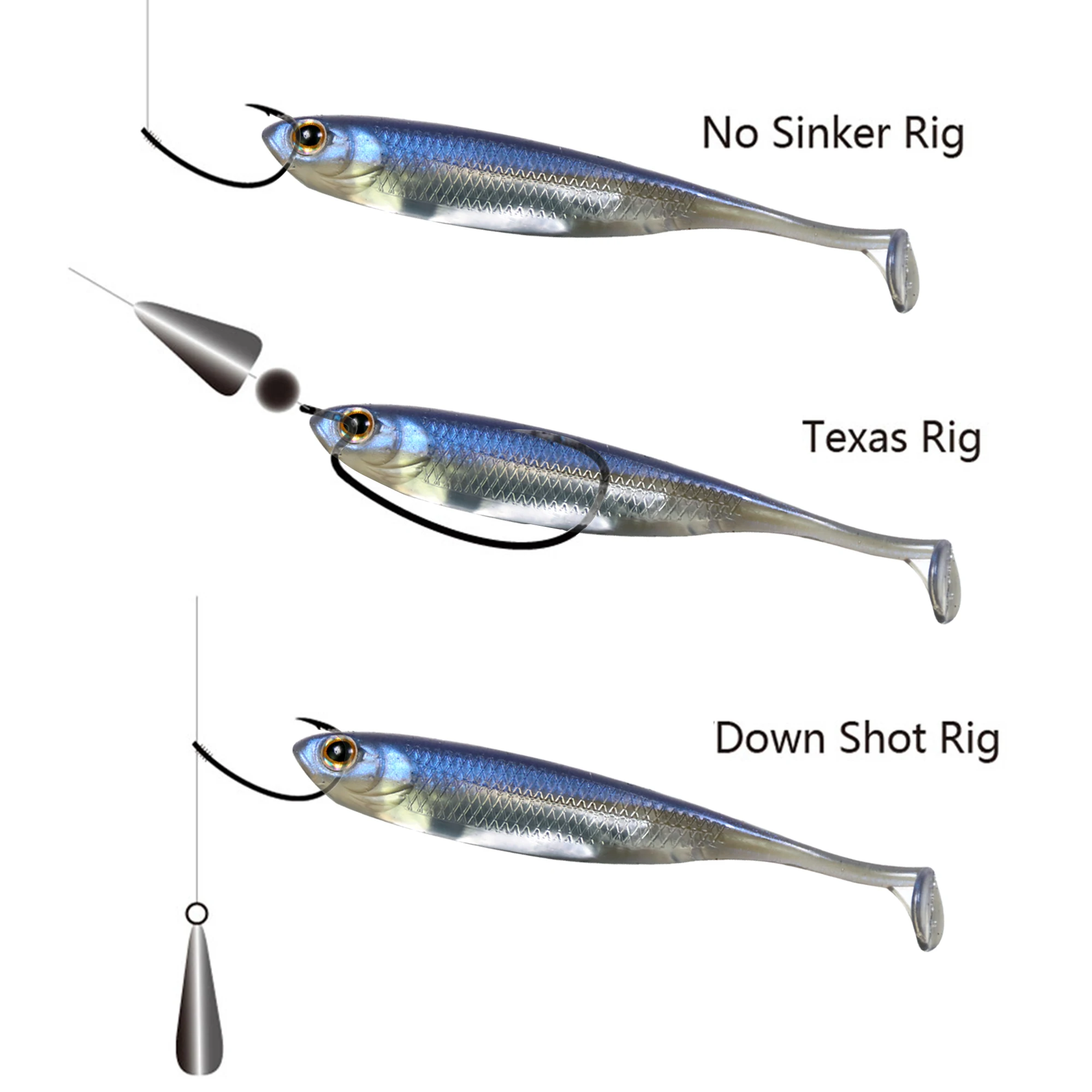 Soft Shad Lures 6