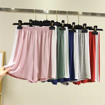

Outer Wear Modal High-Waisted Shorts Female Summer Versatile Slimming Loose Slacks Household Large Size Thin Pajamas