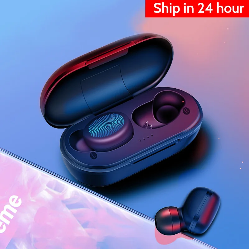 Bluetooth 5 0 Earphones Earpieces TWS Wireless Headphones With Microphone Earphone Earbuds Handsfree Music Sports Gaming Headset