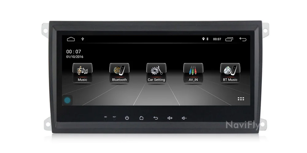 Discount NaviFly Android 9.1 Car multimedia player for Porsche Cayenne 2003-2010 & Cayenne S & Cayenne GTS 2003-2010 RAM 2G ROM 32G AM FM 13