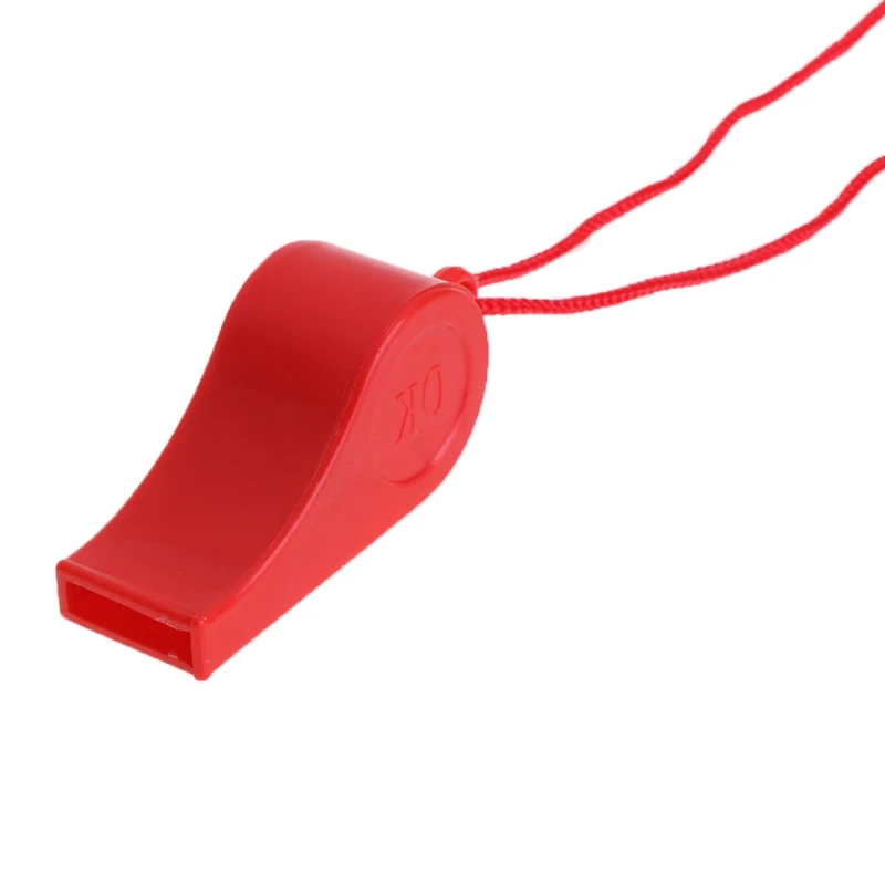 24 Pcs Color Plastic Cheer Sports Basketball Soccer Ball Fans Referee Whistle 4
