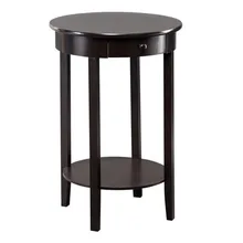 47 x 47 x 71cm Small round table Wooden living room Simple Simple Sofa Round With Drawer Side Coffee Table Brown 47 x 47 x 71cm Small round table Wooden living room Simple Simple Sofa Round With Drawer Side Coffee Table Brown
