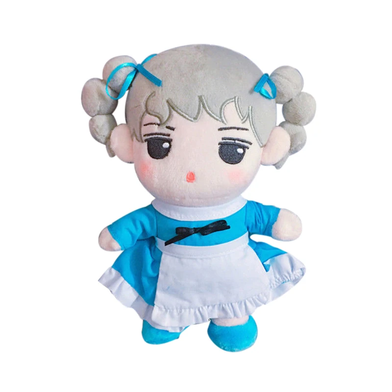 20 см/8 дюймов Корея Kawaii мягкие куклы с одеждой плюшевая кукла игрушка блонд