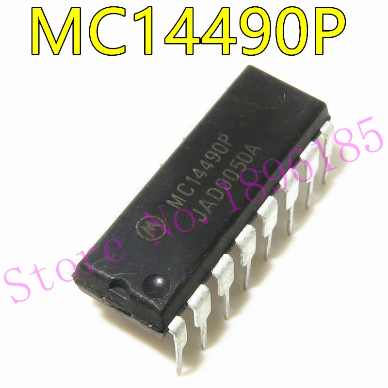 1pcs/lot MC14490P MC14490 14490 P 14490 DIP16 Hex Contact Bounce  Eliminator|Performance Chips| - AliExpress