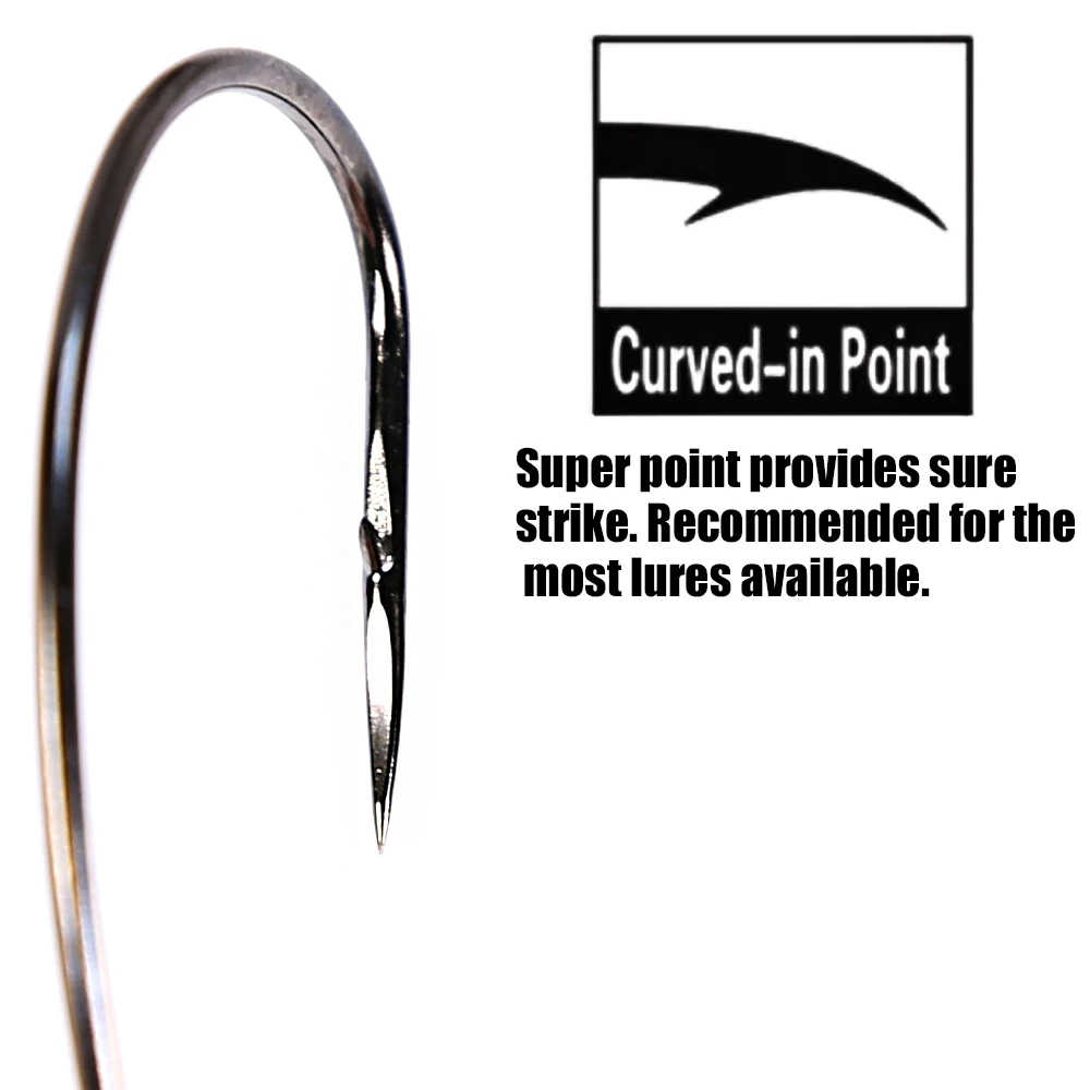 LUCKYFISHING EWG Lot De 50 Hameçons à Vis Sans Fin Pour La Pêche Au Bar LUCKYFISHING EWG Lot De 50 Hameçons à Vis Sans Fin Pour La Pêche Au Bar