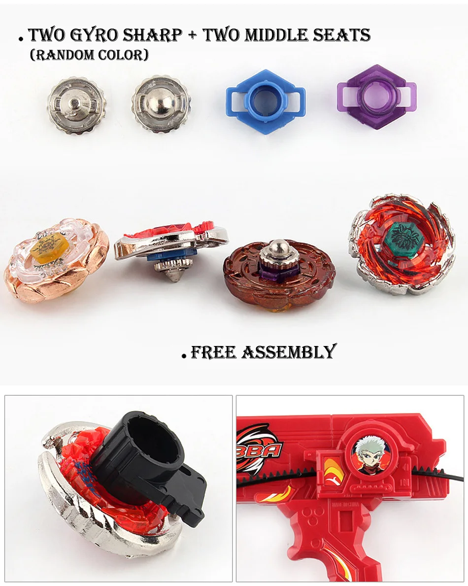 Beyblade Металл Фьюжн-игрушки для продажи спиннинг Топы beyblade игрушки набор игрушечный гироскоп с двойной пусковой установкой ручной Спиннер металлические Топы