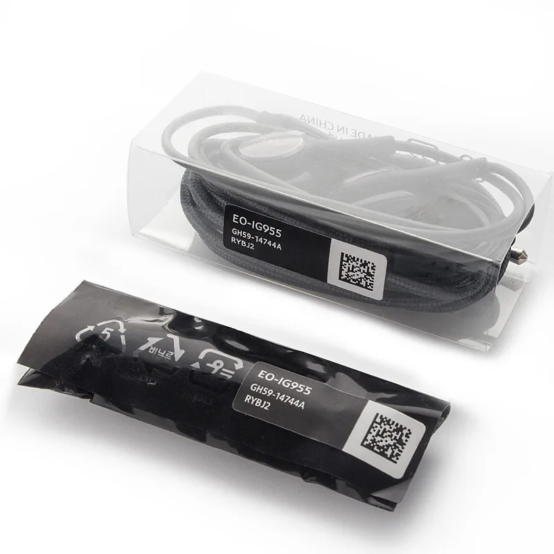20 шт./партия наушники S8 EO-IG955 3,5 мм стерео наушники-вкладыши с микрофоном и упаковкой для samsung Galaxy S9 S8/S8plus