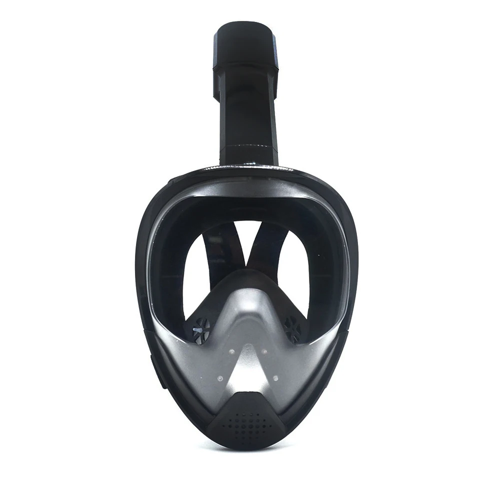 1-black SFIT Новая маска для дайвинга на все лицо, противотуманная маска для подводного плавания, маска для подводного плавания, 180 градусов, очки для взрослых, тренировочное снаряжение для дайвинга - Цвет: 1-black