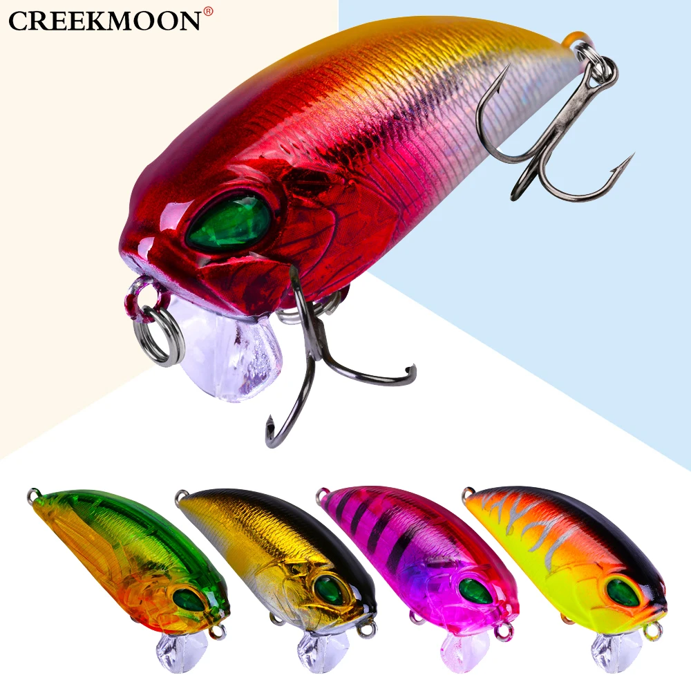 

1pc 53mm 8.3G Crank Fishing Lure Artificial Hard Baits Crankbait Jerkbait Wobbler Fishing Tackle Good Treble Hooks Tackle