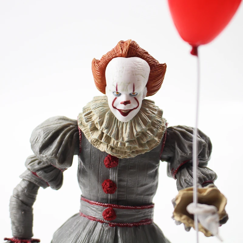 [Забавный] 20 см NECA Стивен Кинг это Pennywise Джокер клоун день Хэллоуина фильм ужасов кукла ПВХ фигурка Коллекционная модель