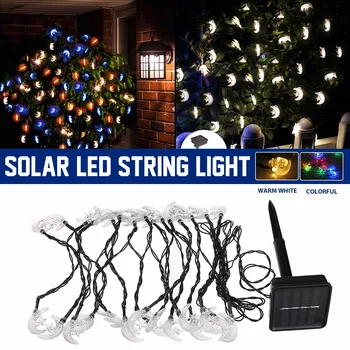 

New 30 LED Solar Lamp Light Outdoor Waterproof String Lights Fairy Garland Lights String Holiday Party Wedding Solar Lamp Decor