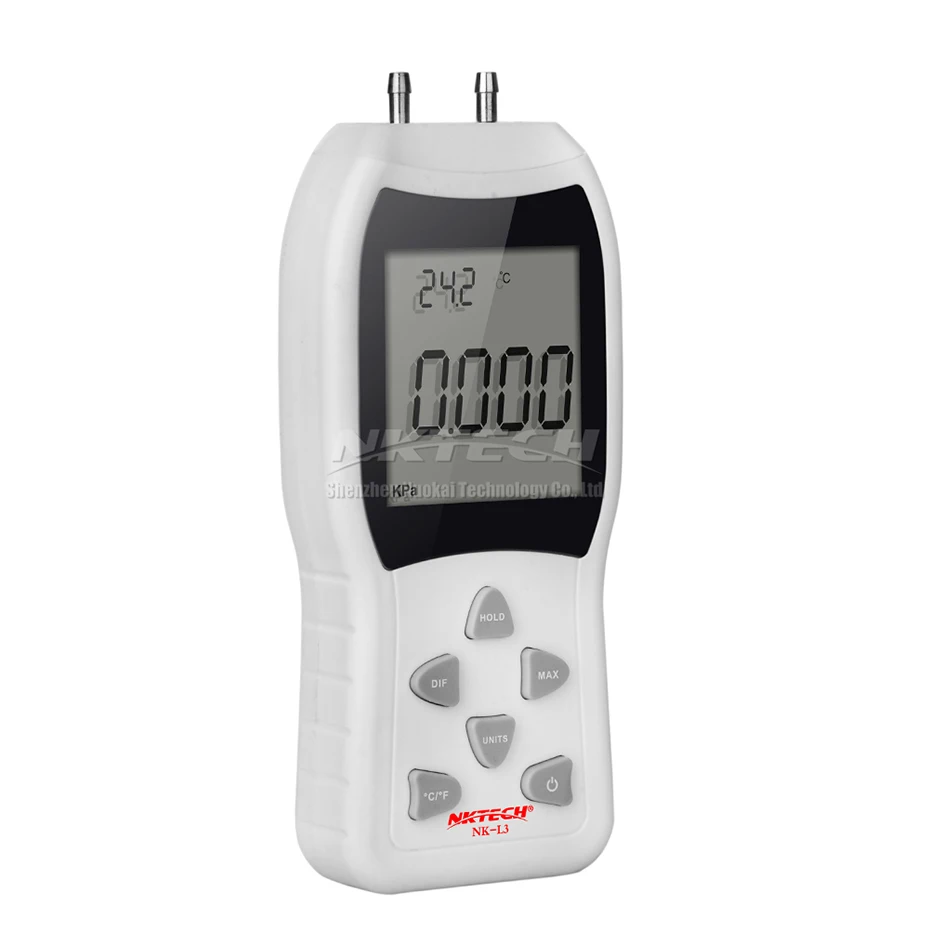 NKTECH NK L3 цифровой манометр дифференциальное давление воздуха 3PSI кПа ЖК дисплей