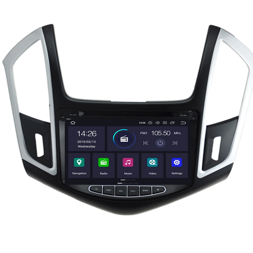 

Android 9.0 Car Multimedia Player For Chevrolet Cruze 2013 2014 2015 2 Din Car Radio GPS Navigation Stereo DVD 4G+32G CD