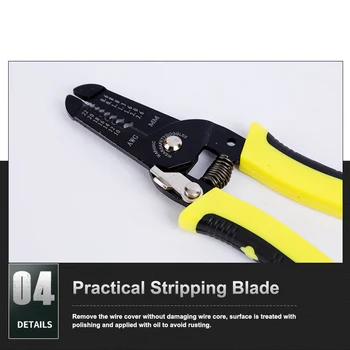 

180mm Multi-functional Decrustation Pliers Wire Stripper Hand Tools Crimper Cable Cutter Stock Item Crimping Pliers Tools