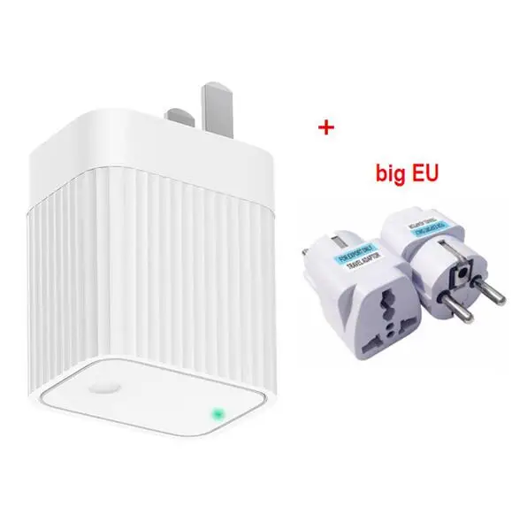 Xiaomi MIJIA ClearGrass bluetooth wifi шлюз умный дом совместим с Mijia APP Mijia дверной замок Mijia bluetooth Temp - Цвет: add big EU plug