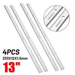 Lames de raboteuse Portable 13 " 1/2" HSS, 4 pièces, pour Metabo DH330 DH316, ensemble Double tranchant, accessoires pour outils électriques en acier rapide 