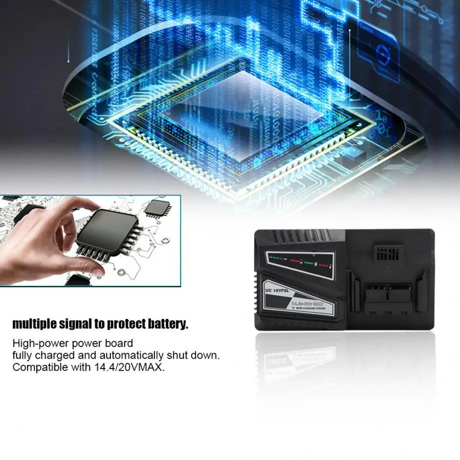 For HITACHIA UC18YFSL Fast Battery Charger 14.4/18V Compatible with Current 4.5A 100-240V