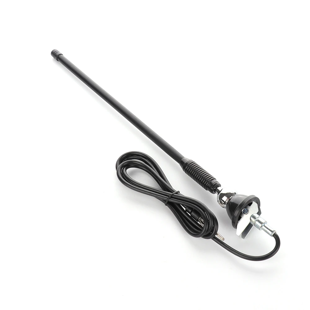 

16" Universal Car Antenna Mount Base Car Radio AM/FM Amplified Signal Aerial Antenna 180 Degree adjustable