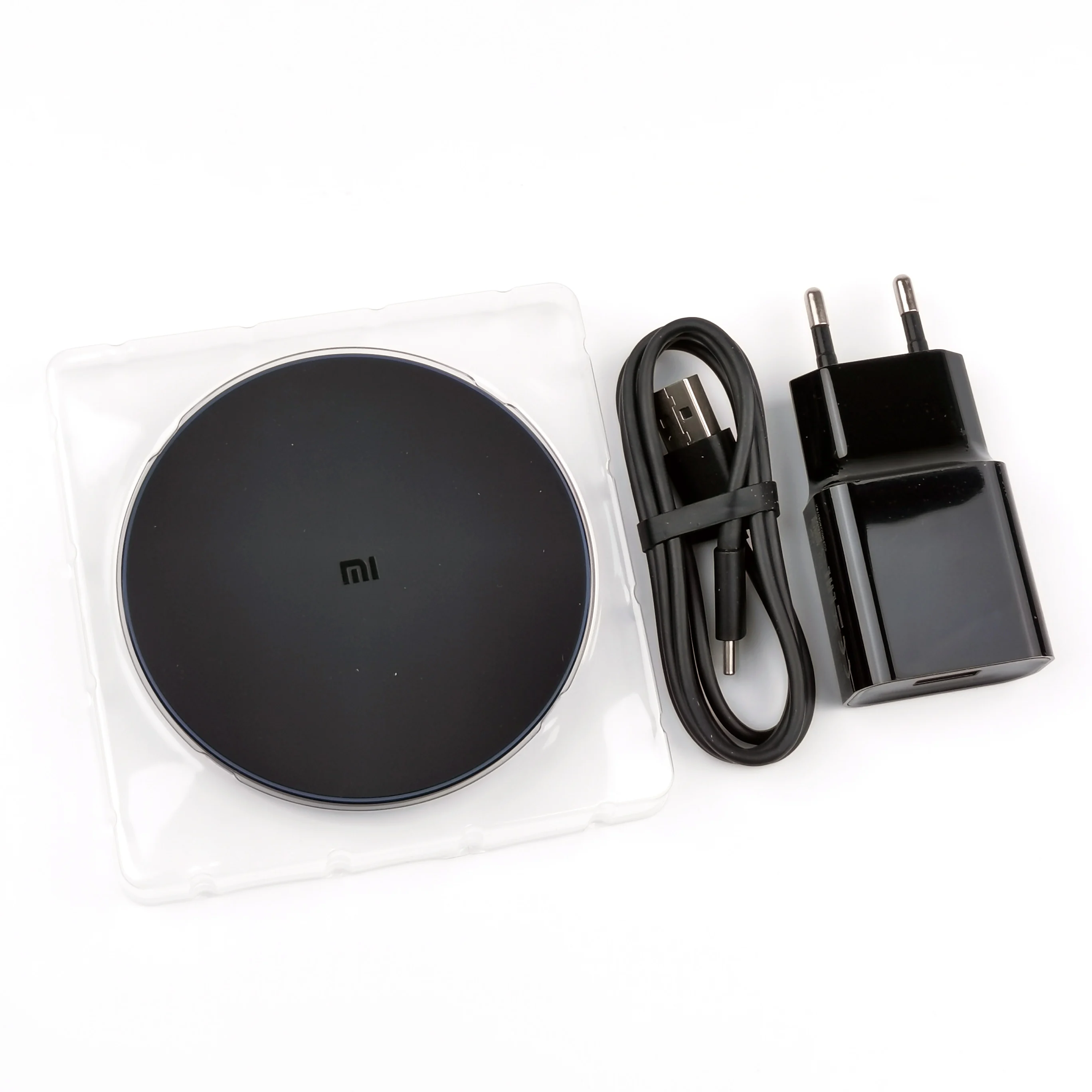 Умное Беспроводное зарядное устройство XiaoMi Qi оригинальное быстрое 10 Вт Usb C