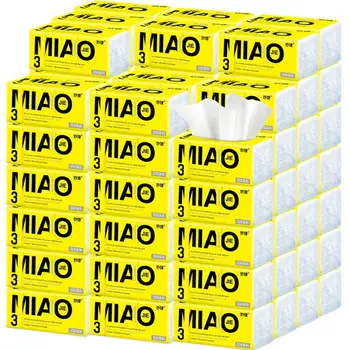 

10pcs Draw Paper Household Toilet Thicken Paper 4-Ply Disposable Dry Wipes Tissue For Home Kitchen Bathroom Household Cleaning