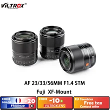VILTROX 23mm33mm56mm F1.4 XF Auto Focus Large Aperture Lens APS-C Lens for fujifilm fuji X Mount X-H1 X20 T30 X-Pro2 Camera lens